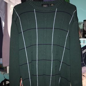 Vintage Green “dad” sweater